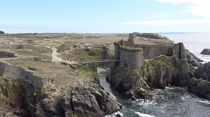 Vieux château - Un patrimoine riche à l'ile d'Yeu