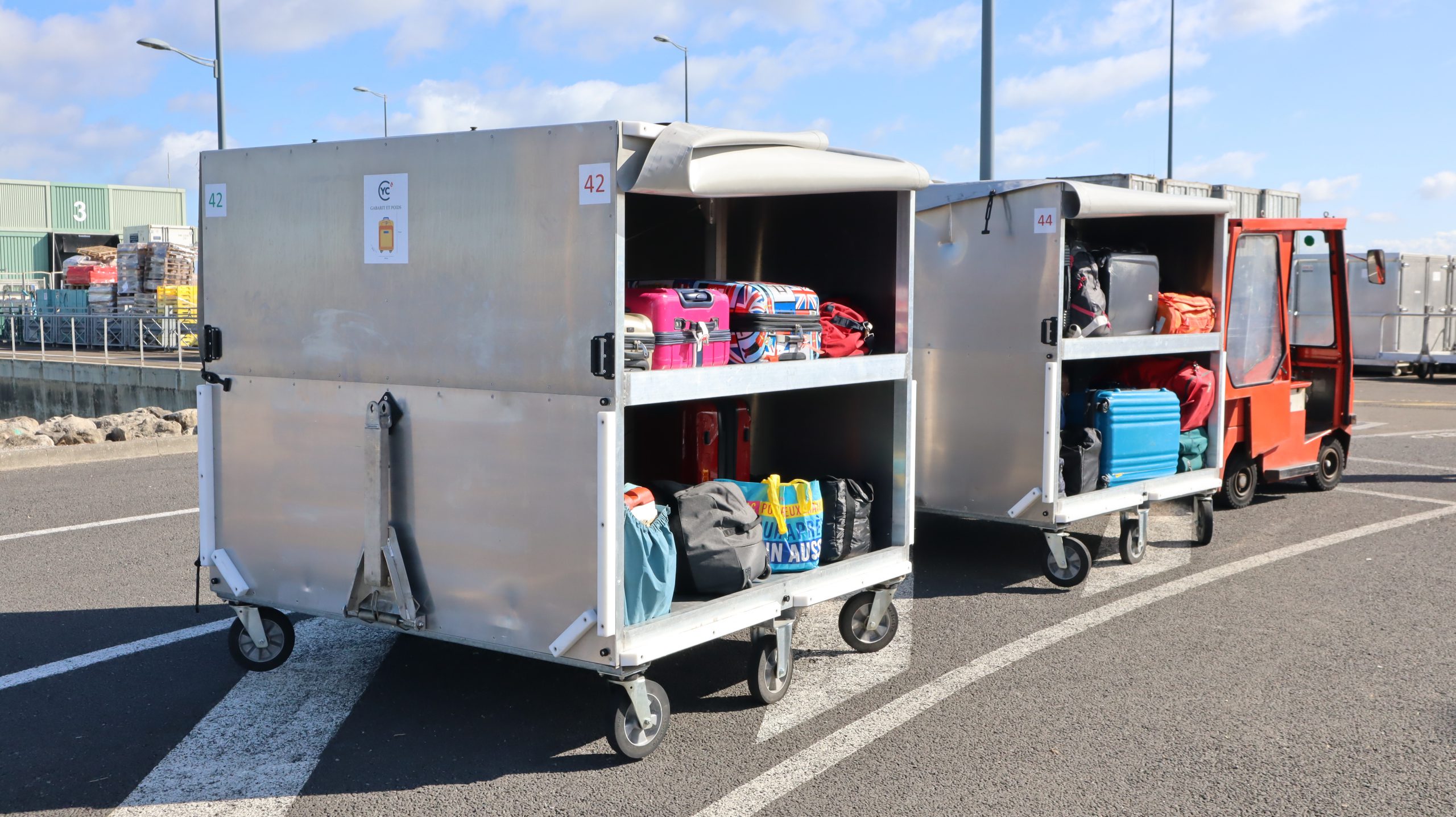 chariots à bagages