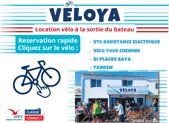 Veloya, location de vélos à l'Île d'Yeu
